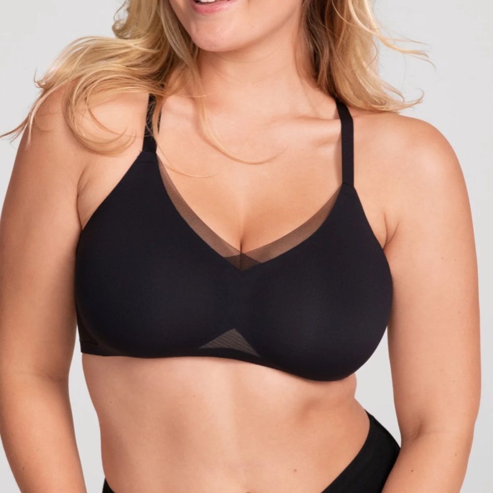 Honeylove Liftwear Crossover bra Black 3X Nwt‎ in packaging